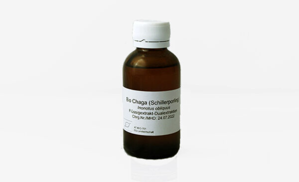 Chaga (Schiefer Schillerporling, Inonotus o.) / 100ml BIO Flüssigextrakt / TYROLER GLÜCKSPILZE