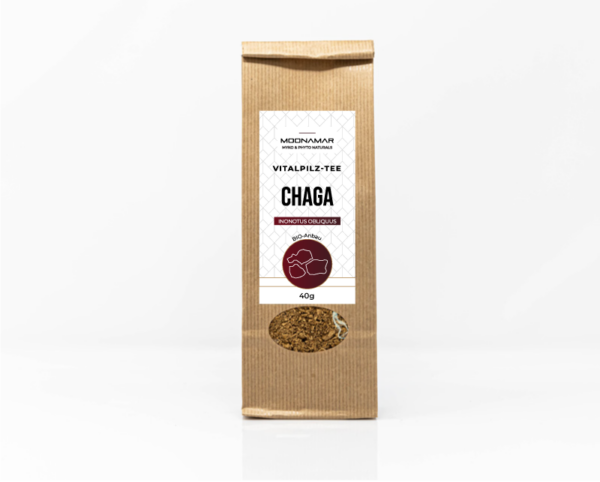 BIO Chaga-Tee (Inonotus obliquus) 60g in kleinen Broken / MOONAMAR