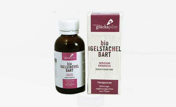 Igelstachelbart (Hericium E., Affenkopfpilz) / 100ml BIO Flüssigextrakt / TYROLER GLÜCKSPILZE