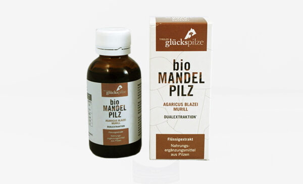 Mandelpilz (Agaricus Blazei Murril) / 100 ml BIO Flüssigextrakt / TYROLER GLÜCKSPILZE