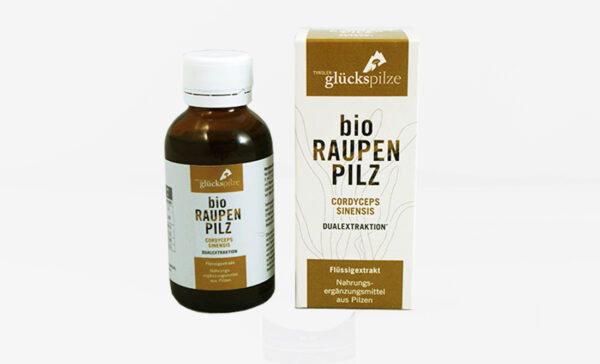 Raupenpilz (Cordyceps Sinensis) / 100 ml BIO Flüssigextrakt / TYROLER GLÜCKSPILZE