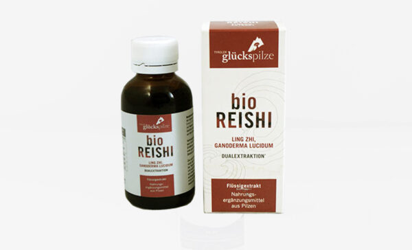 Reishi (Ganoderma lucidum) / 100 ml BIO Flüssigextrakt / TIROLER GLÜCKSPILZE