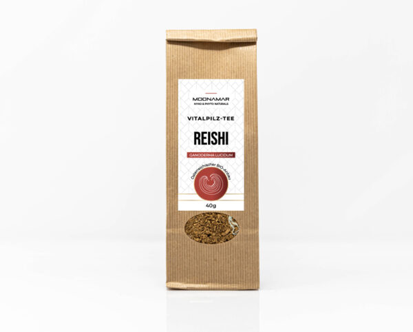 BIO Reishi-Tee (Ganoderma l.) / Schonend gemahlen / 40g / MOONAMAR