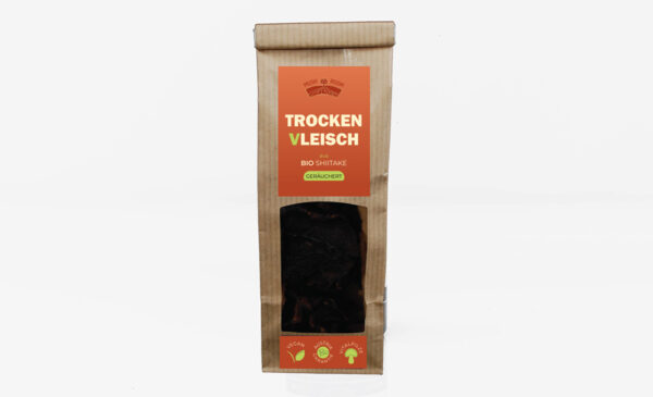 Veganes Trockenfleisch aus Shiitake  - BIO, geräuchert