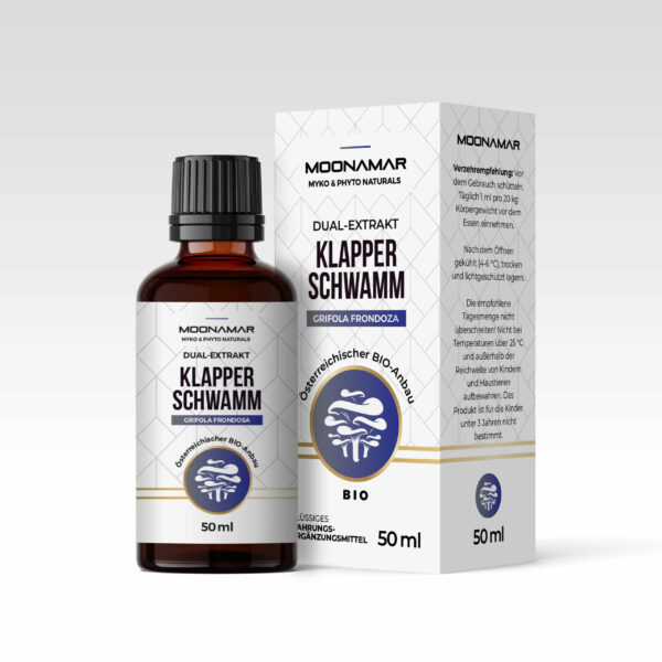 Klapperschwamm (Maitake, Grifola f.) / 50ml BIO Flüssigextrakt / MOONAMAR