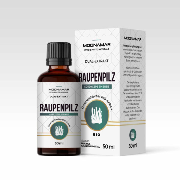 Raupenpilz (Cordyceps sinensis) / 50 ml BIO Flüssigextrakt / MOONAMAR